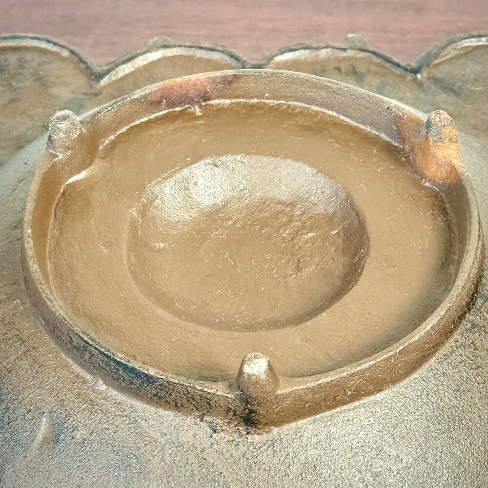 Cast Iron Basket Bowls Pair Victorian Style Decorative Centerpieces